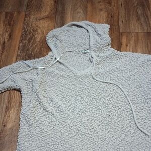 Miracle Cream Textured V-Neck Sweater